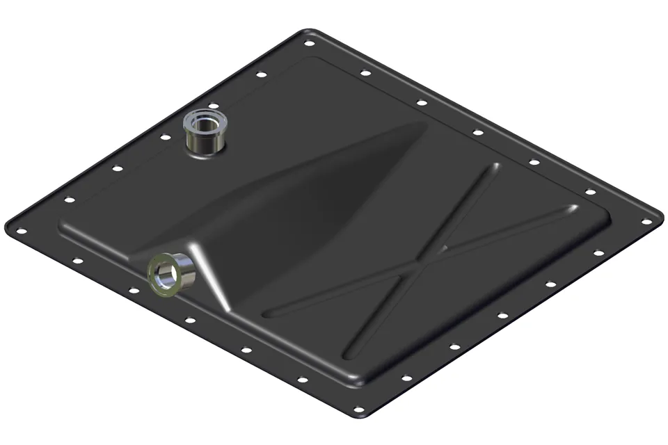 Äkta Cummins QSK60 Diesel Engine Oil Pan Connection Cover 4080151